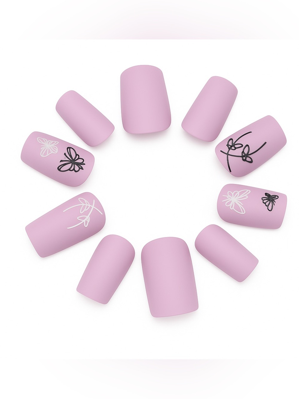 Airy Lilac: Press-On Nails
